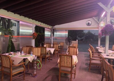 enjoying traditional argileh and shisha in a cozy lounge in Clifton, NJ